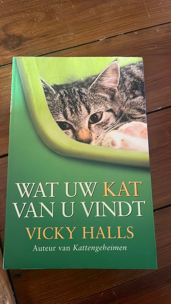 Vicky Halls - Wat uw kat van u vindt, Livres, Animaux & Animaux domestiques, Enlèvement ou Envoi, Chats, Vicky Halls