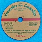 Doorslijpschijf-  dia 178 - voor steen en kunststof., Bricolage & Construction, Outillage | Meuleuses, Enlèvement ou Envoi, Neuf