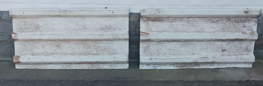 gebruikte ijzeren golfplaten / dakplaten, Bricolage & Construction, Tuiles & Revêtements de toit, Tôle ondulée, Enlèvement, Utilisé