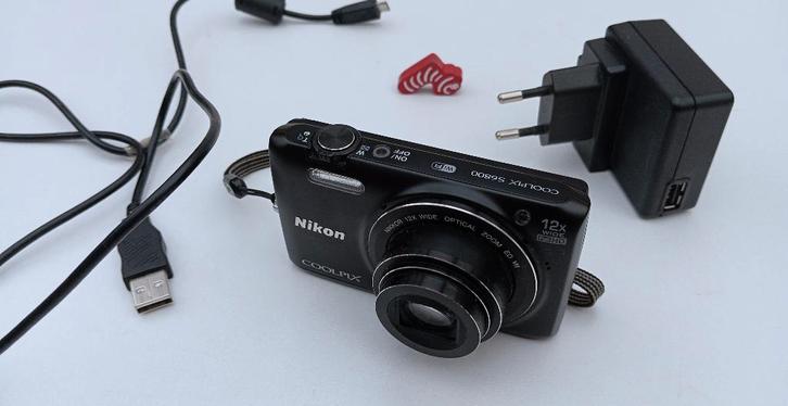 NIKON COOLPIX S6800 WIFI digitale fotocamera, Audio, Tv en Foto, Fotocamera's Digitaal, Zo goed als nieuw, Compact, Nikon, 8 keer of meer