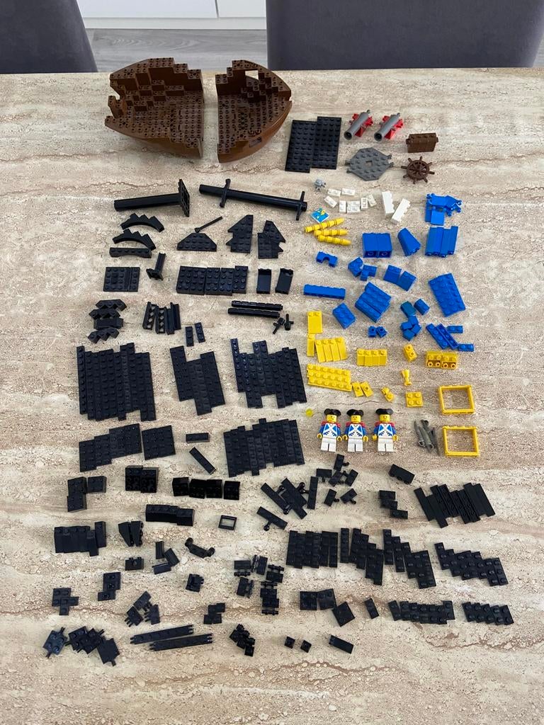 Lego 6274 bateau incomplet, Enlèvement ou Envoi, Lego, Minifigurines incluses, Pirates