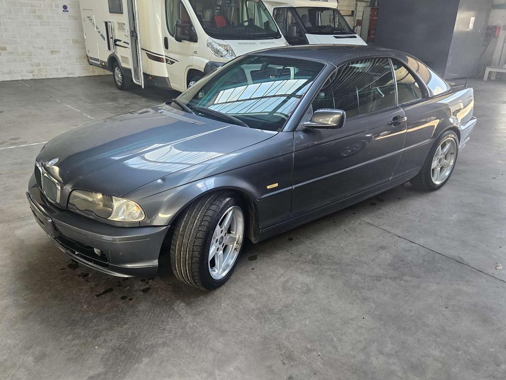 BMW 3 Serie 318 CI Cabrio bj. 2002 Hardtop, Autos, Cuir, Argent ou Gris, Achat, Entreprise