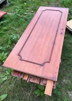 3 houten binnendeuren + deurlijsten, Doe-het-zelf en Bouw, Ophalen, Gebruikt, 80 tot 100 cm, Binnendeur