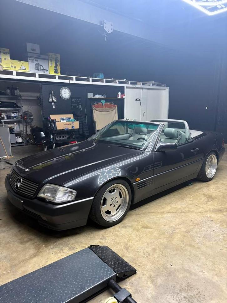 Mercedes R129 300-24v (Bonne lecture), Autos, Mercedes-Benz, Particulier, Série 300, Cabriolet, Automatique, Argent ou Gris, Gris