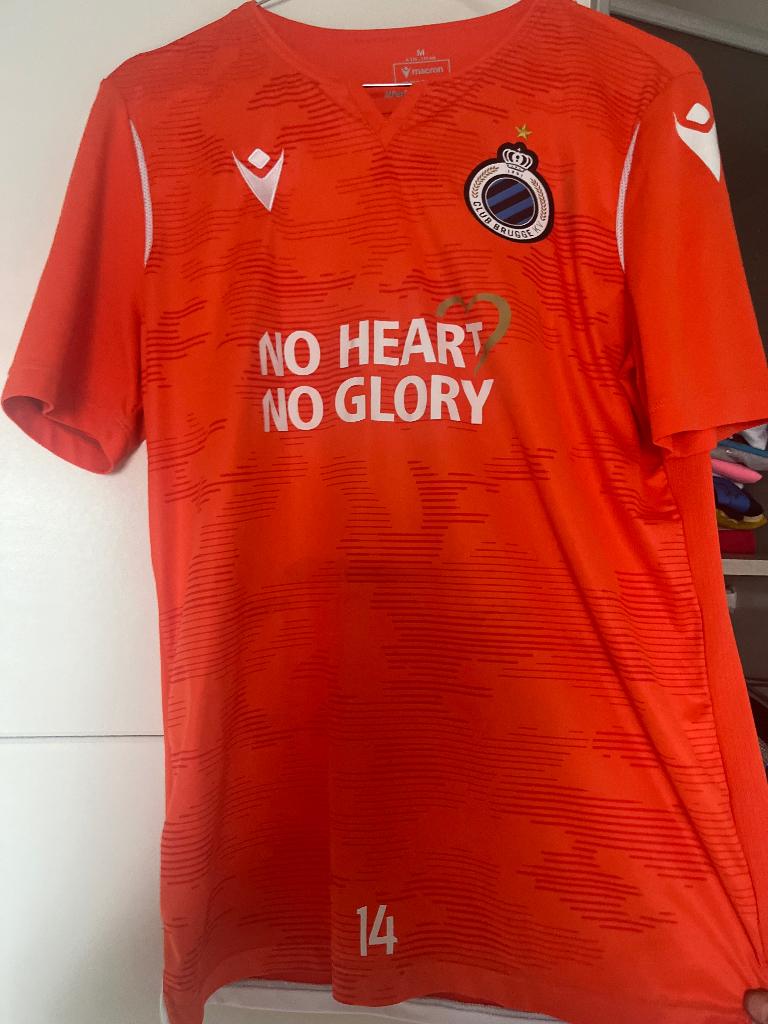 Shirt keeper Club Brugge, Sport en Fitness, Voetbal, Maat M, Ophalen of Verzenden, Gebruikt, Shirt