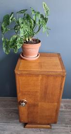 Vintage Mid-Century houten kastje/bijzettafel, Huis en Inrichting, Ophalen