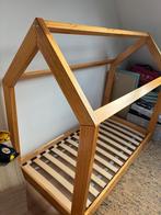 Lit cabane + matelas + draps et alaises, Enlèvement, Comme neuf, Lit mezzanine ou Lit superposé