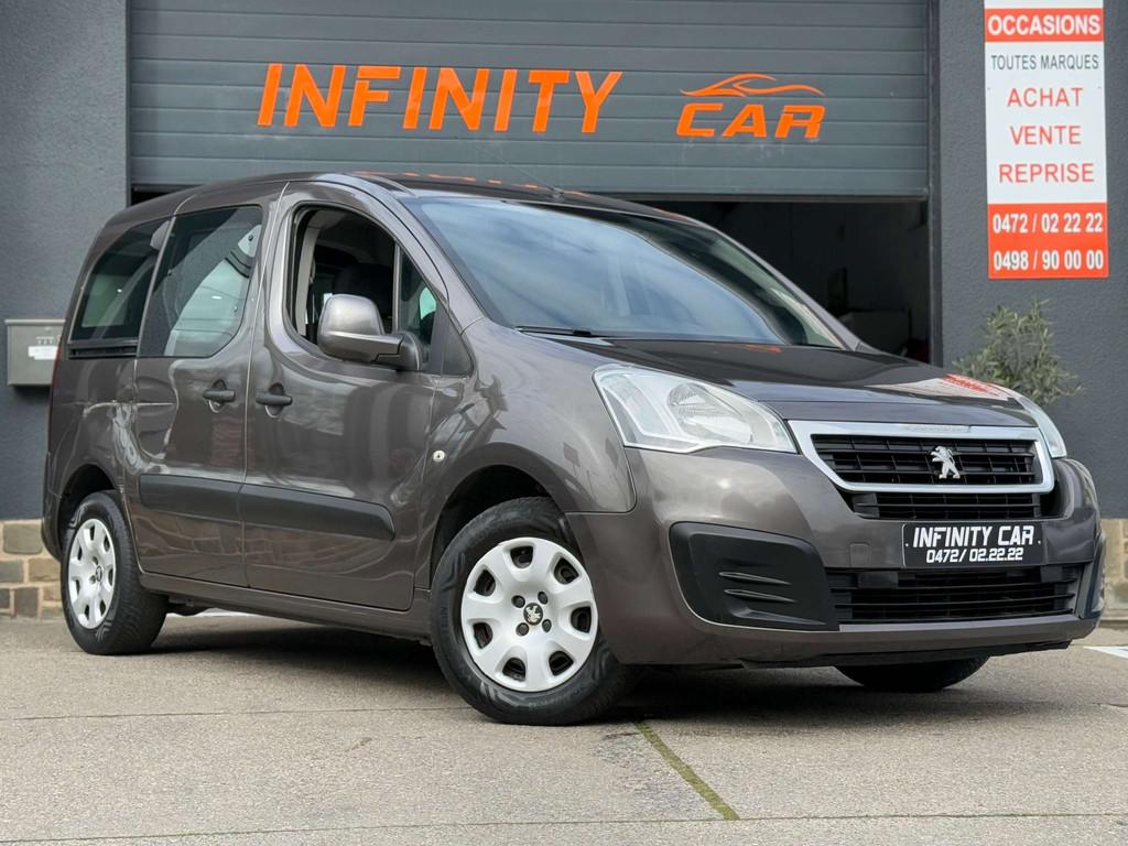 Peugeot Partner Partner Tepee 1.6 BlueHDi Active ° 7 places, Autos, Peugeot, Argent ou Gris, Euro 6, Entreprise, 5 portes