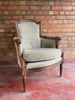 Antiek Prachtige klassieke fauteuil Louis XVI-stijl 19e eeuw, Huis en Inrichting, Ophalen, Zo goed als nieuw, Hout