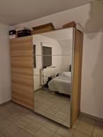 IKEA PAX kleerkast 200x66x202 cm – schuifdeuren met spiegel, 200 cm of meer, Zo goed als nieuw, 200 cm of meer, 50 tot 75 cm