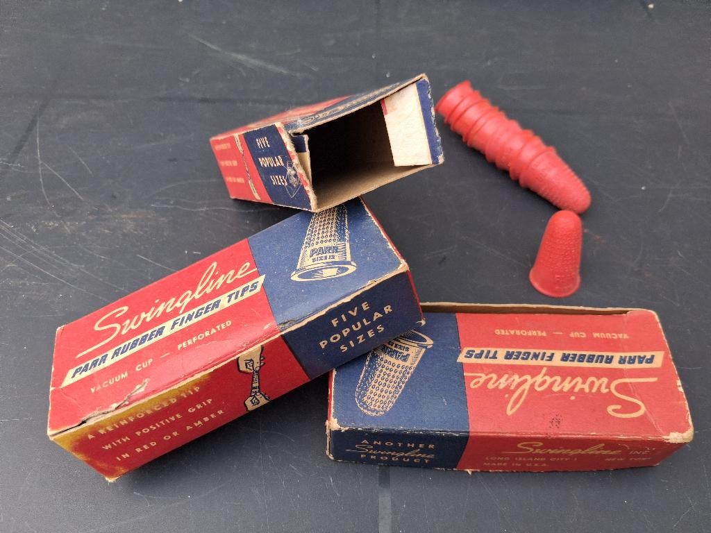USA FINGERTINS 1950s... 3 boîtes, Collections, Enlèvement ou Envoi, Utilisé, Emballage