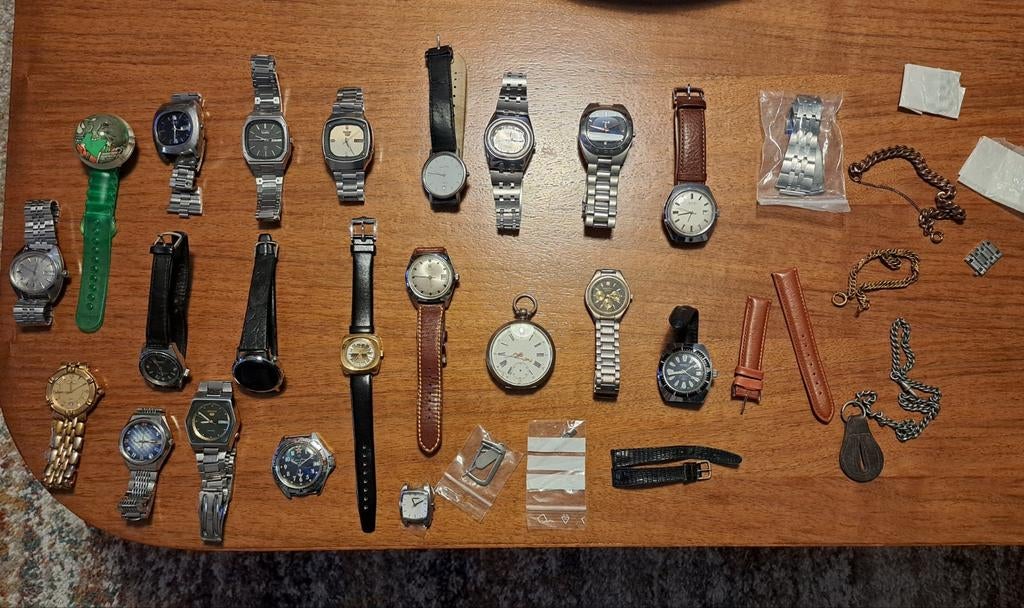 Montres Seiko, Citizen, Ricoh, Tissot, Pontiac, etc., Enlèvement ou Envoi