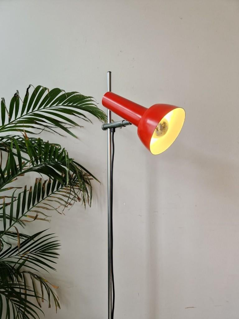 Vintage midcentury spotlamp | vloerlamp | staande lamp, Huis en Inrichting, Lampen | Vloerlampen, Ophalen, Gebruikt, 100 tot 150 cm