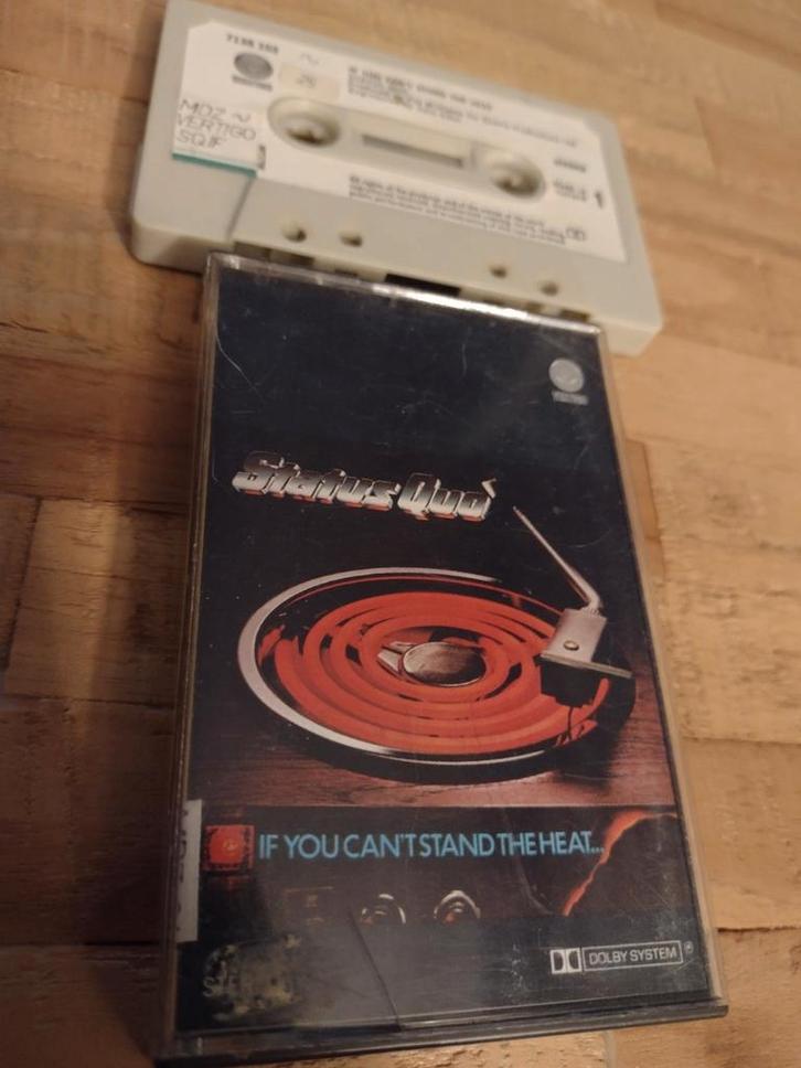 MUZIEK CASSETTE:STATUS QUO: IF YOU CAN'T STAND THE HEAT 1978, Cd's en Dvd's, Cassettebandjes, Zo goed als nieuw, Origineel, Rock en Metal