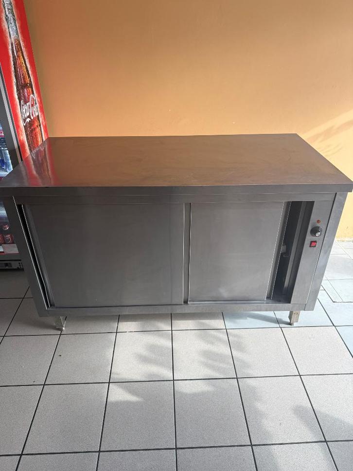 Armoire chauffante (table inox), Articles professionnels, Horeca | Équipement de cuisine, Utilisé, Enlèvement