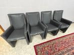 Fauteuil de table , 4 pièces, recouvrement en simili cuir, Enlèvement, Utilisé