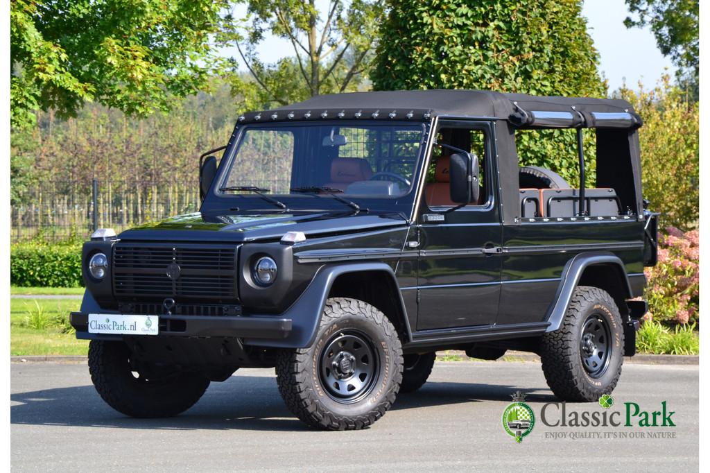 Mercedes-Benz G-Klasse 230 GE (Puch) (bj 1991, automaat), Auto's, Automaat, 93 kW, Zwart, 126 pk