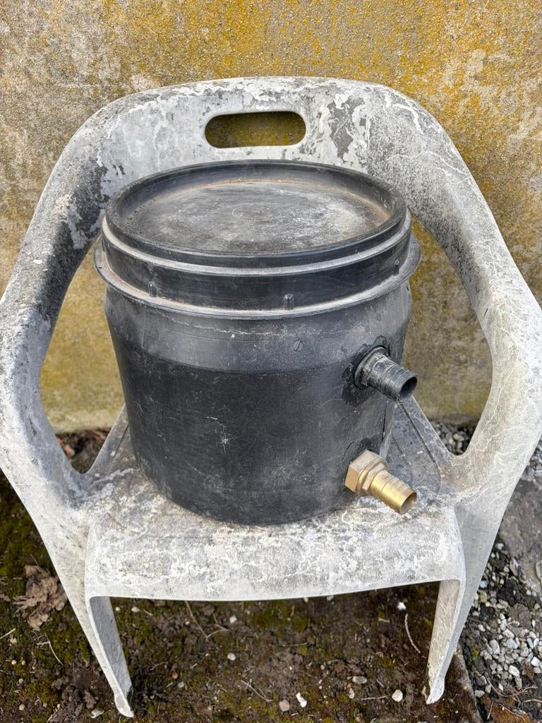 Filtre étang, Enlèvement, Utilisé