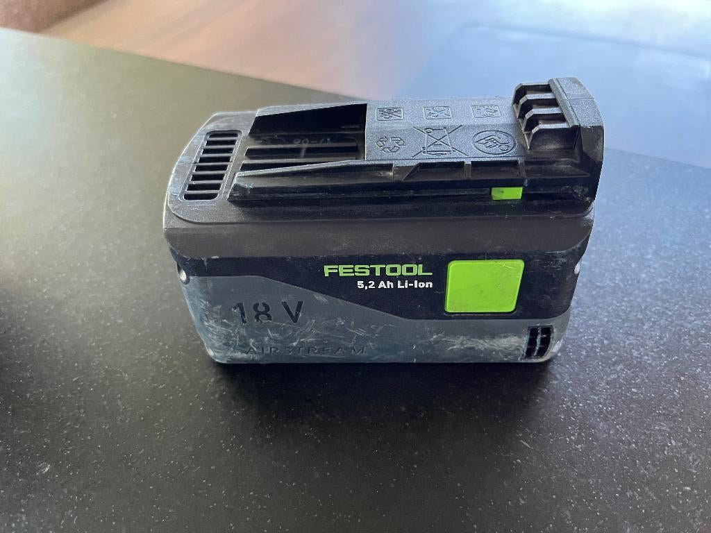 Festool batterij 5,2 Ah, Bricolage & Construction, Outillage | Foreuses, Enlèvement ou Envoi, Utilisé