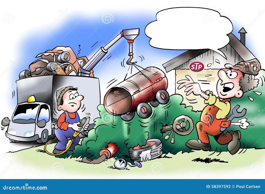 Ik kom u oud ijzer gratis ophalen, Enlèvement