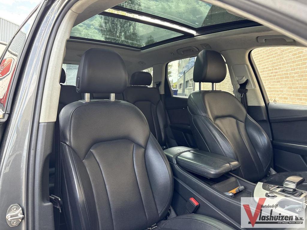 Audi Q7 3.0 TDI e-tron quattro Premium | Pano | Leder | 360, Auto's, Automaat, Zwart, 48 g/km, Bedrijf