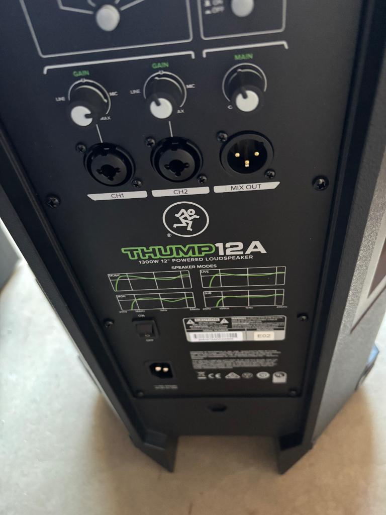 MACKIE THUMP 12A actieve 2x, Ophalen