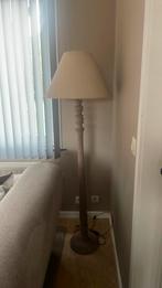 Houten vloerlamp landelijk hout met kap, Ophalen, Zo goed als nieuw, Hout