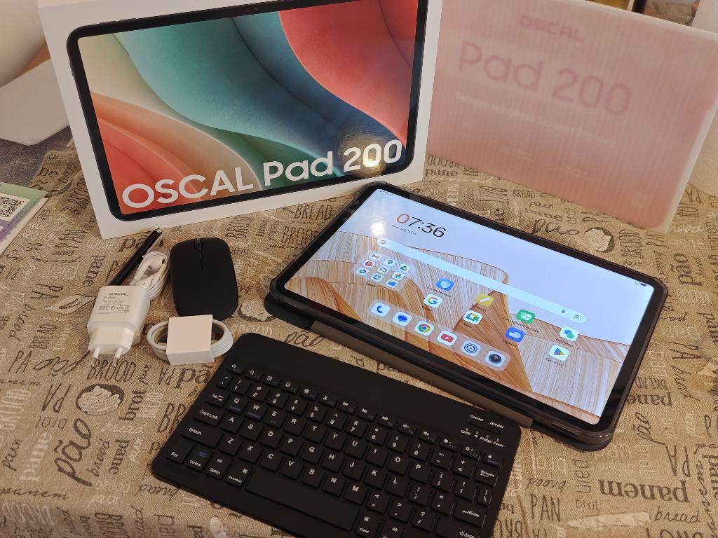 Tablette OSCAL Pad 200 13,4" 120Hz, 24Go+128Go., Informatique & Logiciels, Neuf, Enlèvement ou Envoi, OSCAL, Connexion USB