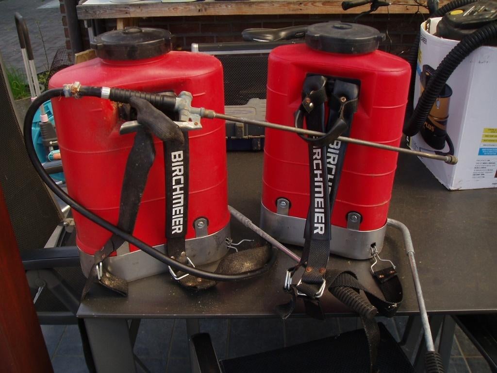 rugspuit, Ophalen, Zo goed als nieuw, Onkruidbestrijding