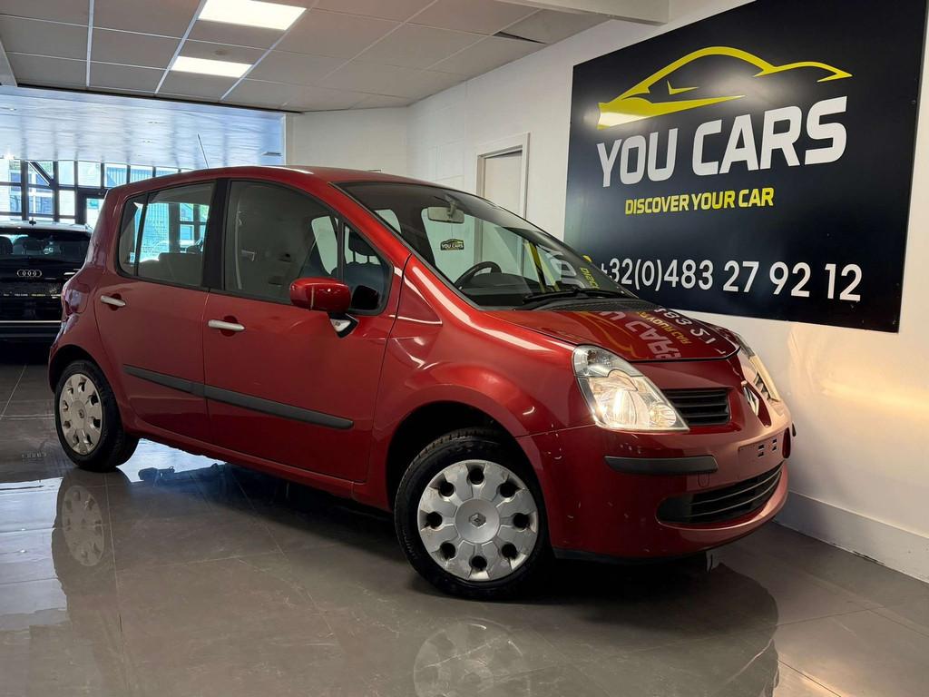 Renault Modus 1.6i 16v Exception 1 jaar garantie, Auto's, Stof, Gebruikt, 4 cilinders, Bedrijf