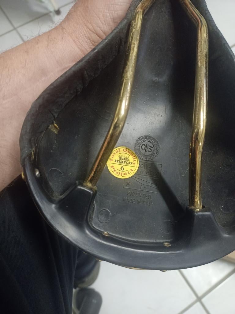 Fietszadel San Marco nieuw, Ophalen