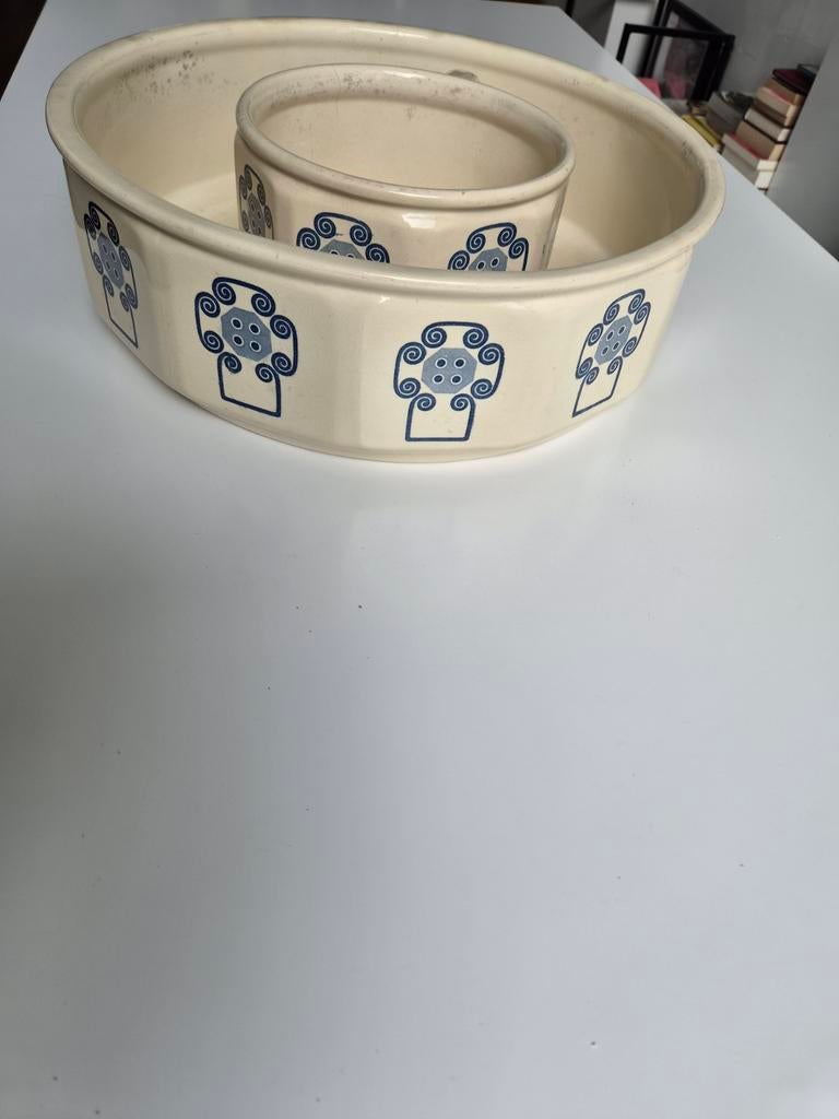 Vasque et carafe vintage Sarregegumines, Antiquités & Art, Enlèvement