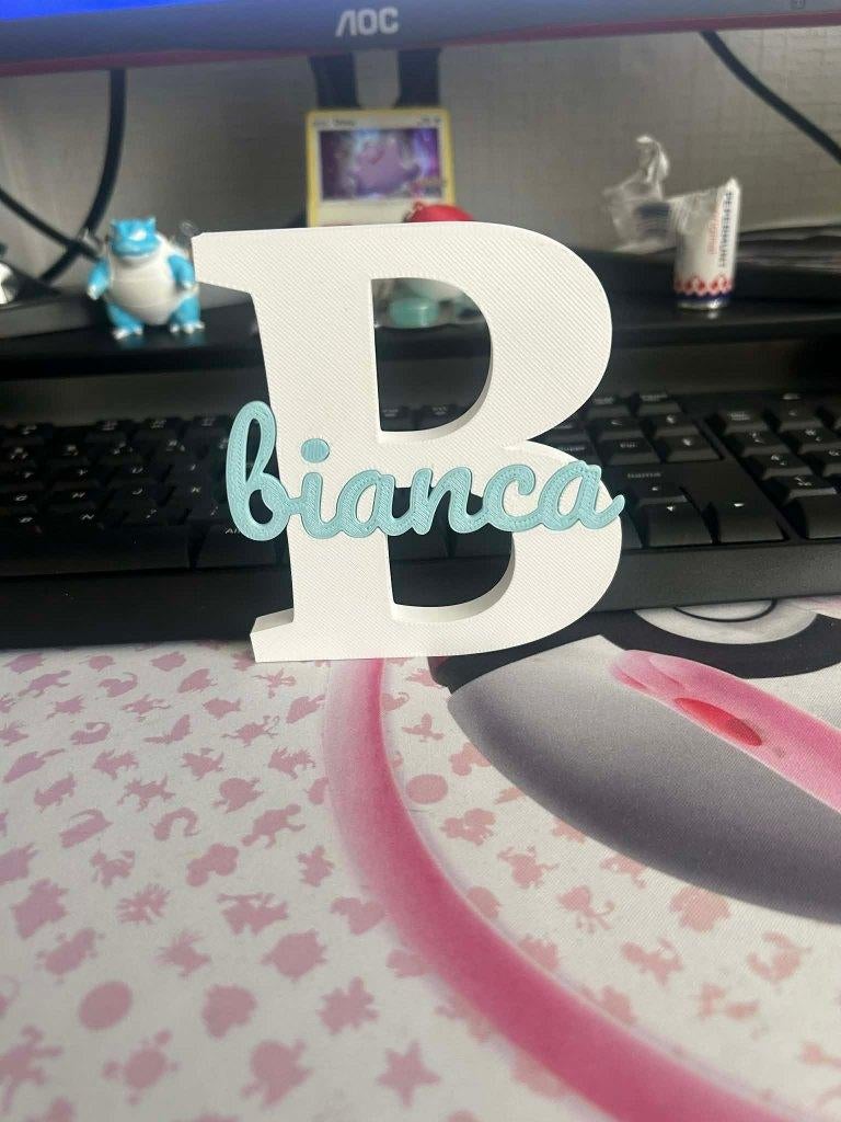 Gepersonaliseerde Naam Letter Decoratie, Informatique & Logiciels, 3D Fournitures d'imprimante, Enlèvement ou Envoi