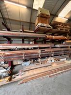 Lot tropisch hout Merbau acajou en mahonie, Ophalen, Zo goed als nieuw