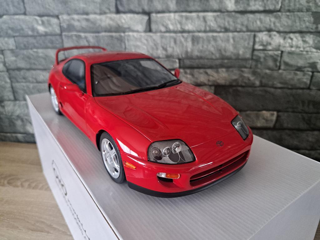 %%PROMOTION%% Toyota Supra MK4 Renaissance Red 1996 1/12ème, Hobby & Loisirs créatifs, Voitures miniatures | 1:18, Neuf, OttOMobile
