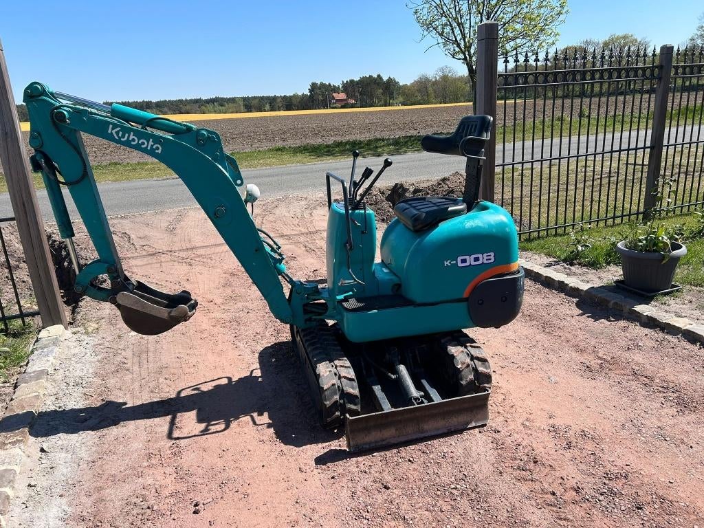 Kubota K008-1, Articles professionnels, Machines & Construction | Grues & Excavatrices, Excavatrice, Enlèvement