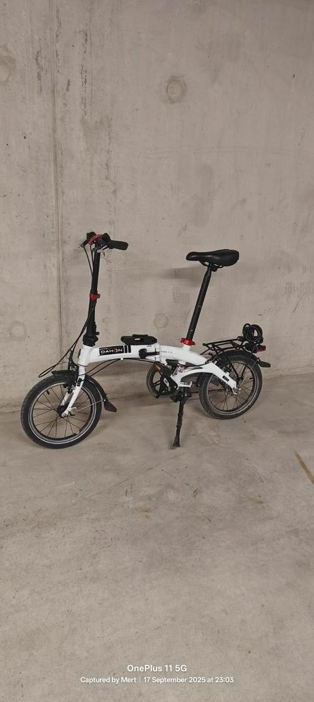 Dahon Curve i3 16 inch wielen 12 kg, Fietsen en Brommers, Fietsen | Vouwfietsen, Zo goed als nieuw, Dahon, 14 tot 16 inch, Totaal opvouwbaar