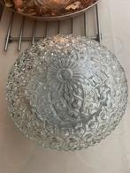 Glazen vintage wandlamp, verlichting, kristal,retro,, Enlèvement ou Envoi, Comme neuf