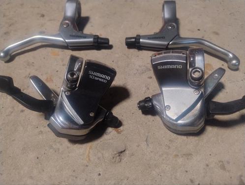 Shimano shifters 3 x 10 en remhendels, Fietsen en Brommers, Fietsonderdelen, Zo goed als nieuw, Ophalen of Verzenden
