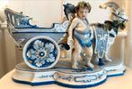 Bacchus met wagen getrokken door een geit KPM, eind 18e eeuw, Antiek en Kunst