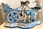 Bacchus met wagen getrokken door een geit KPM, eind 18e eeuw, Antiek en Kunst, Ophalen of Verzenden