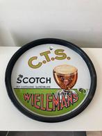 C.T.S. scotch Wielemans emaille plateau, Ophalen of Verzenden, Gebruikt