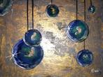 Multimediale verf „bb Christmas balls”, Antiek en Kunst, Ophalen of Verzenden