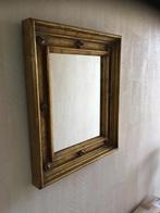 Mooie goudkleurige houten spiegel, Huis en Inrichting, Ophalen, Gebruikt