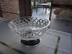 Coupe à fruits en cristal VINTAGE (1979) sur socle en métal, Enlèvement ou Envoi