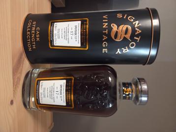 Whisky Speyside 17e eeuw, ondertekenaar Macallan beschikbaar voor biedingen