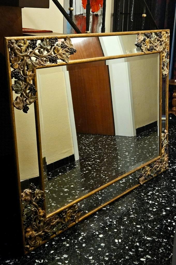 Venetiaanse spiegel in barokstijl, Huis en Inrichting, Woonaccessoires | Spiegels, Zo goed als nieuw, Ophalen