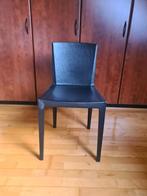 Stoel Matteo Grassi 4 stuks, Huis en Inrichting, Ophalen, Gebruikt, Zwart, Leer