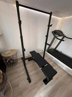 Sqaud/bench rek + verstelbaar bankje, Ophalen, Gebruikt