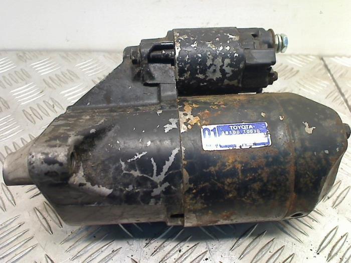 Startmotor van een Toyota Starlet, Auto-onderdelen, Motor en Toebehoren, Toyota, Gebruikt, 3 maanden garantie, Ophalen of Verzenden